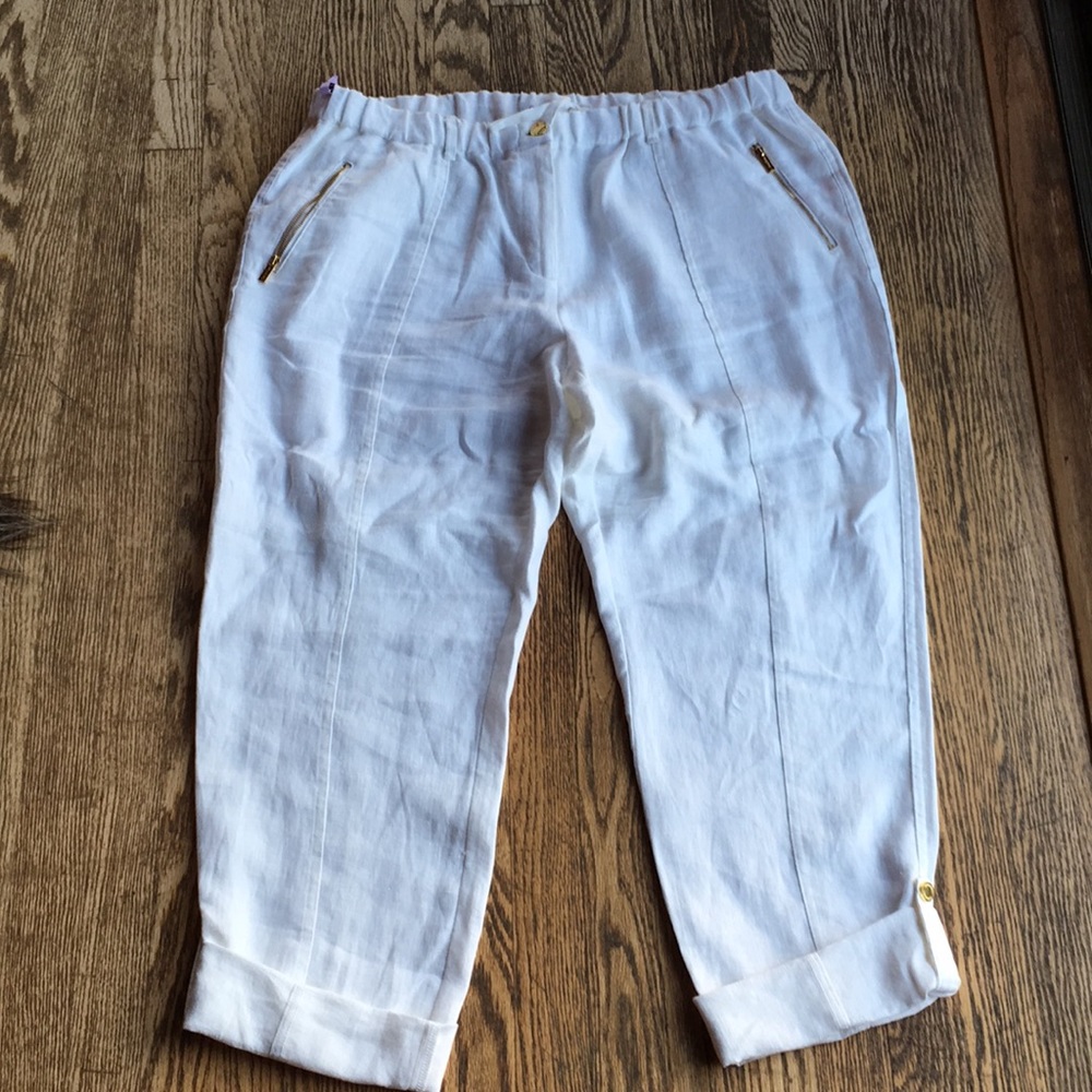 COPY - Calvin Klein white linen pants